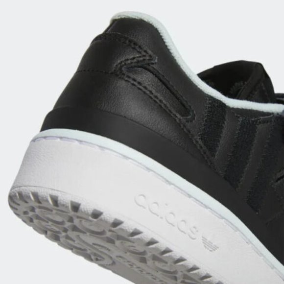 Adidas Forum Low Mens Casual Sneaker Shoes Black White HQ4536 NEW Multi Sz - Picture 7 of 8